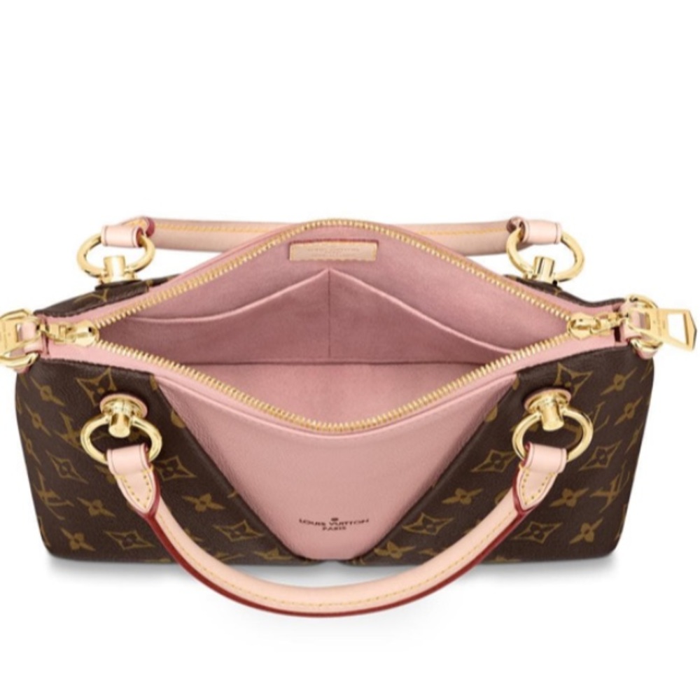 Louis Vuitton Brown Pink Satchel Crossbody - Picture 7 of 7